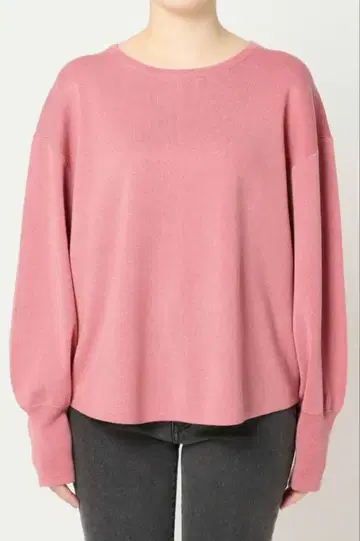 JOURNAL STANDARD relume 긴팔 니트 핑크색