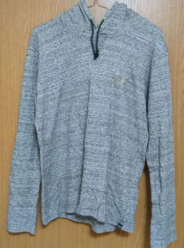 roar 로아 그레이 후드 부착 캐주얼 후드티 얇은 소재