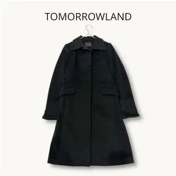 TOMORROWLAND 스텐칼라 코트 36 캐시미어100 안감 광택