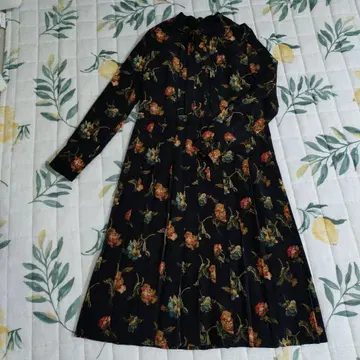 Lois CRAYON 꽃무늬 긴팔 셔츠 원피스