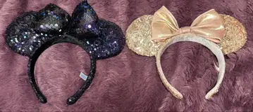 디즈니 스팽글 머리띠 2세트