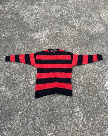 NUMBER (N)INE 보더 니트