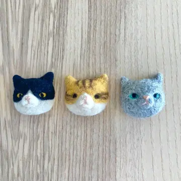 고양이 브로치 세트