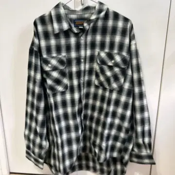 WARE HOUSE 옴브레 체크 셔츠 체크 무늬