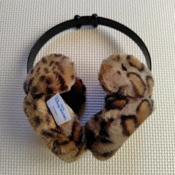 디즈니 귀도리 귀마개 레오파드 무늬