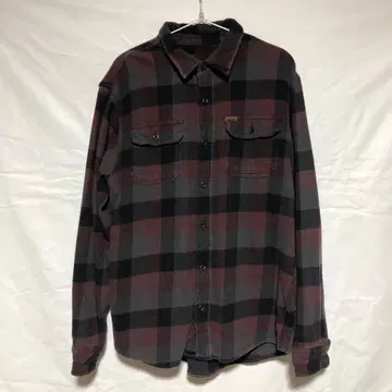 ORVIS 오비스 블록 체크 플란넬 셔츠 L