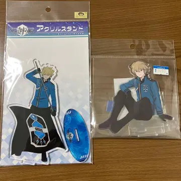 월드 트리거 휴스 아크릴 스탠드 플래그 ver. 앉아ver.