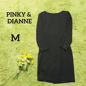 [ 핑키앤다이안 ] 관혼상제 원피스 M 블랙 레이스업 & 리본