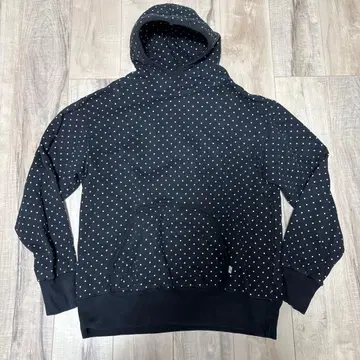 GOODENOUGH 도트 후드티 블랙 L 사이즈