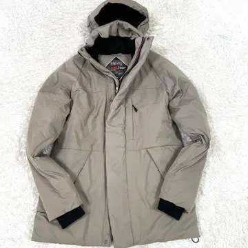 컨디션 최상 워크맨 프레임 테크 다운 코트 몬스터 후드티 M 카키