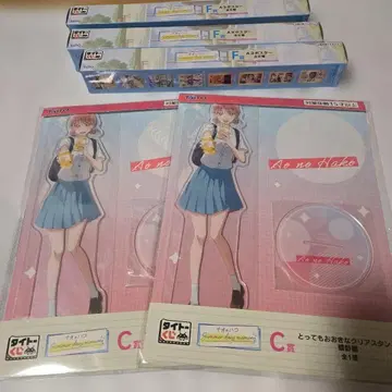 푸른상자 다이토 복권 아크릴 스탠드 2개, 포스터 3개 세트