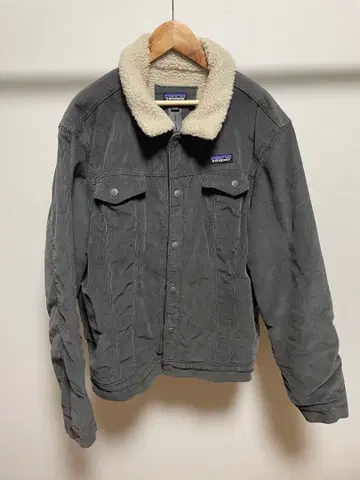 patagonia 쉘 카라 부착 자켓 L 그레이