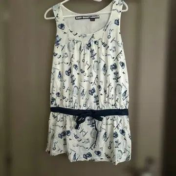 MARY QUANT LONDON 슬리브리스 원피스 M