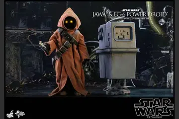 핫토이즈/스타 워즈 자바 & EG-6 파워드 로이드 세트