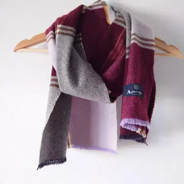 Aquascutum 캐시미어 체크 무늬 머플러 잉글랜드제