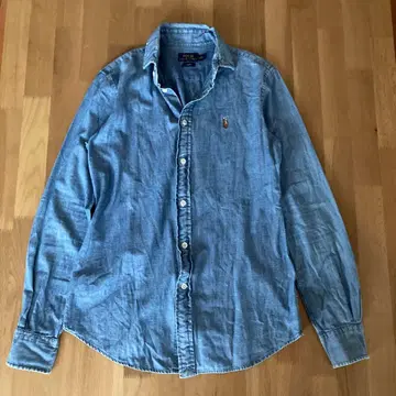 폴로 랄프로렌 데님 긴팔 셔츠 슬림핏