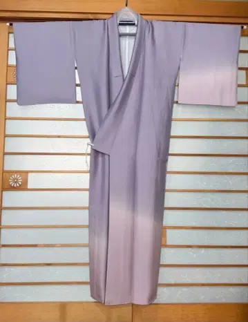 단고 크레이프 원단 연보라~연핑크 그라데이션 호몬기