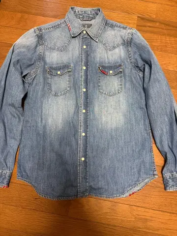 & works 웍스 스트라스부르고 웨스턴 데님 셔츠 L