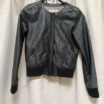 새상품급 UNITEDARROWS 유나이티드 애로우즈 가죽 자켓 M 그레이