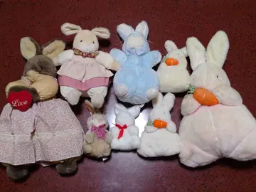 토끼 봉제 인형 세트