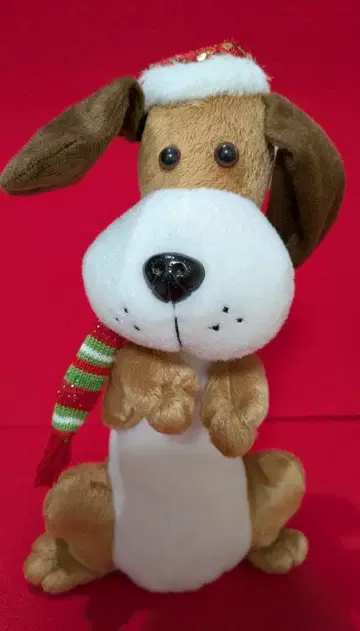 노래하는!! 움직이는 크리스마스 도그 강아지