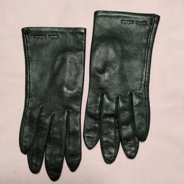 14) Nilla Scaena 블랙 가죽 장갑