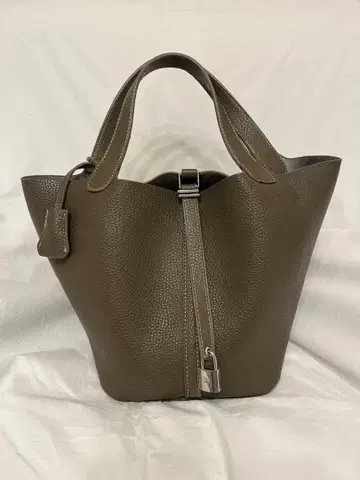 피코탄 락풍 천연 가죽 백 그레이지 MM