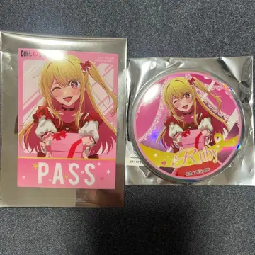 [ 새상품 ] 최애의 아이 캔뱃지 스티커 호시노 루비