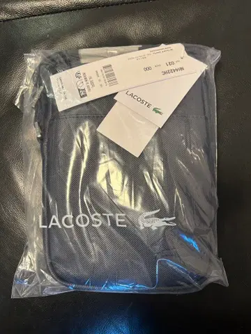 LACOSTE 네이비 숄더백
