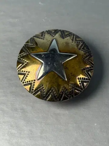 앤티크 Scarf Slide (brass에 Silver 별)