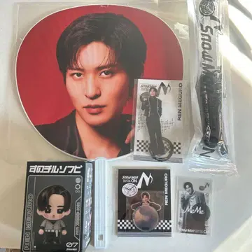 SnowMan ON 굿즈 메구로 렌 6세트 부채 응원봉
