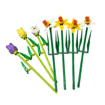 묶음 판매 LEGO 튤립 40461 수선화 40747