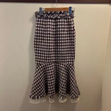 eimy istoire 체크 무늬 플레어 스커트