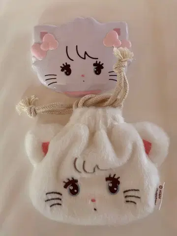 Mikko 무스 페이스 복조리 컴팩트 거울 빗 세트