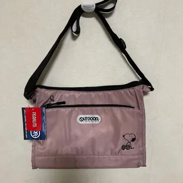 OUTDOOR 스누피 숄더백 핑크