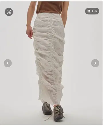 todayful Chambray Gather Skirt