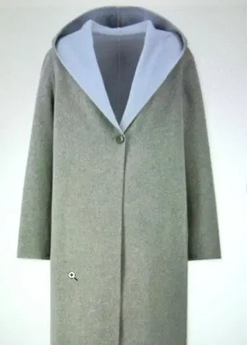 새상품 유니클로 후디드 코트 ( 그레이X블루 )