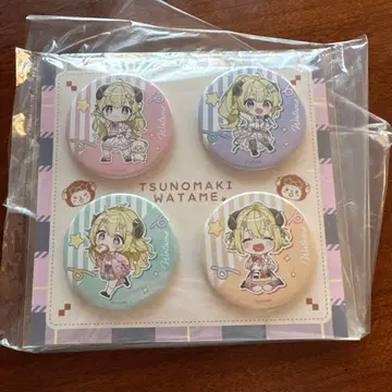 츠노마키 와타메 생일 기념 2025 캔뱃지 4종 캔뱃지