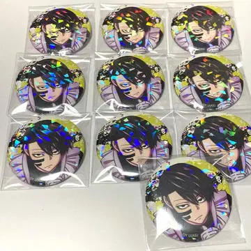 10개 복숭아 도겐안키 메이드 무타노 무진 홀로그램 캔뱃지 트리 빌리지