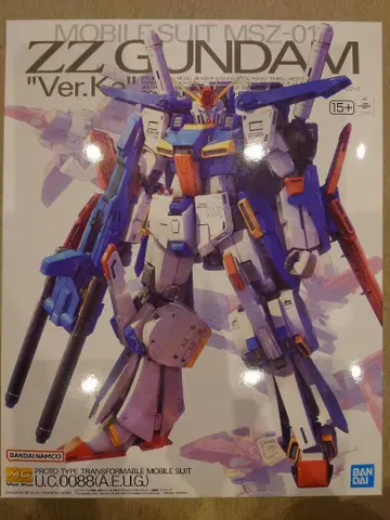 반다이 건담 프라모델 MG 1/100 ZZ 건담 Ver.Ka 더블 제타