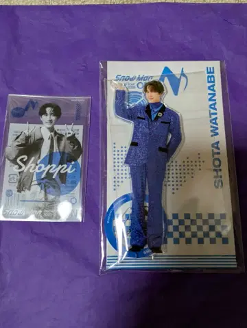 스노우맨 와타나베 쇼타 아크릴 스탠드 & 클리어 스티커 2점