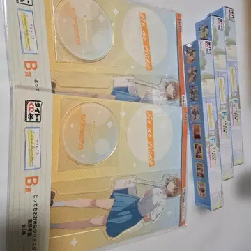 푸른상자 다이토 복권 아크릴 스탠드 2개, 포스터 3개 세트