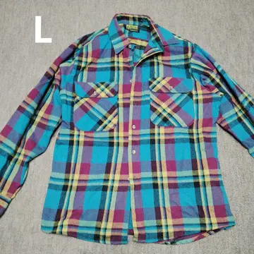 PRIVATE PROPERTY 헤비 플란넬 셔츠 USA제