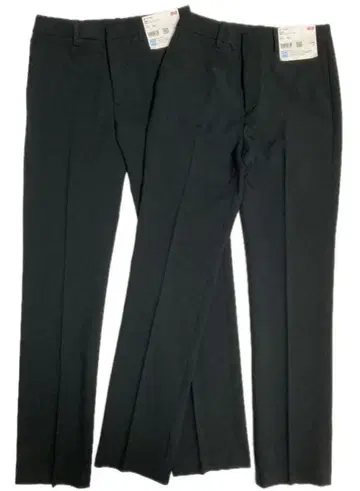 새상품 UNIQLO 유니클로 팬츠 2세트 W61 감동팬츠 블랙