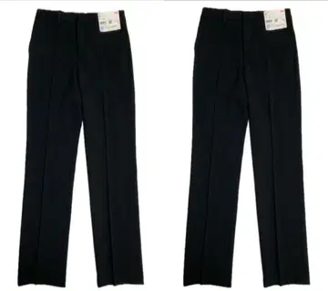 새상품 UNIQLO 유니클로 팬츠 2세트 W61 감동팬츠 블랙