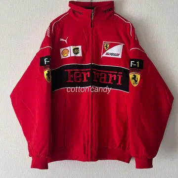 Ferrari F1 나일론 자켓 레드 XL
