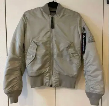 AlphaIndustries EMODA MA-1 자켓 라이트 그레이