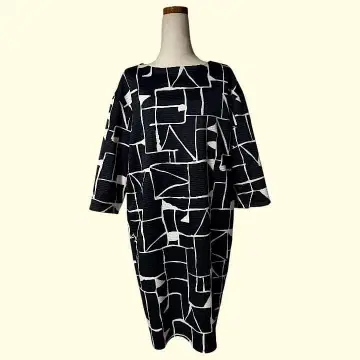 DAMA 다마 컬렉션 원피스 LL XL 화이트x블랙 깨끗함 빅