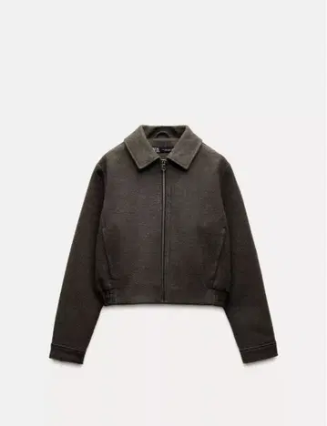 ZARA 집업 크롭 자켓