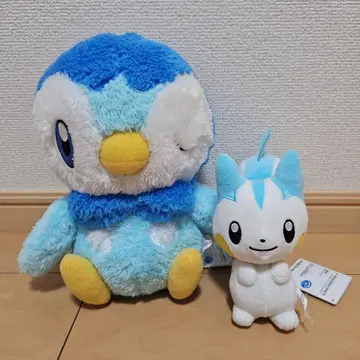 2체 포켓몬스터 포켓몬 봉제 인형 팽도리 파치리스